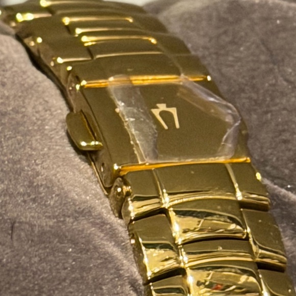 NWT Authentic Bulova Crystal and Gold Watch- never worn, beautiful in box 🎄🎄 - Picture 11 of 15